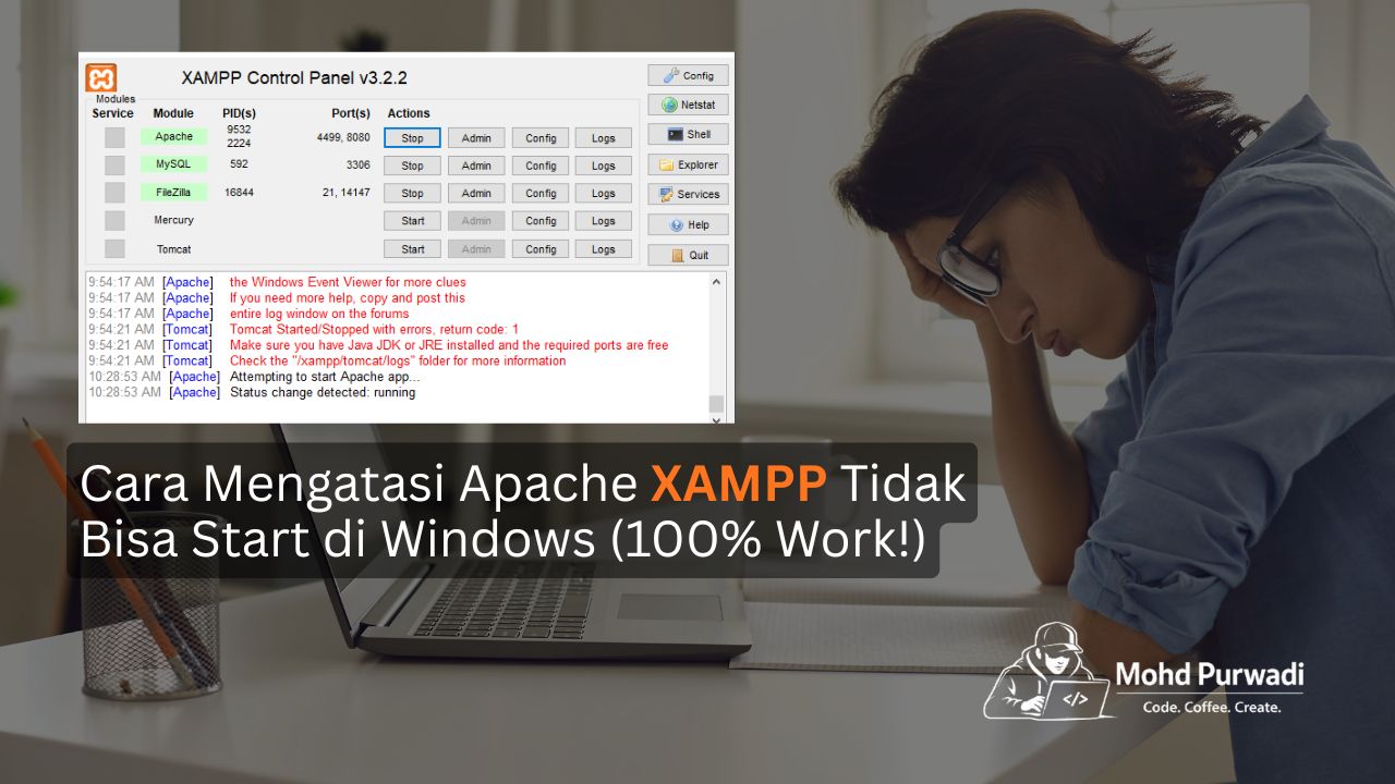 Cara Mengatasi Apache XAMPP Tidak Bisa Start